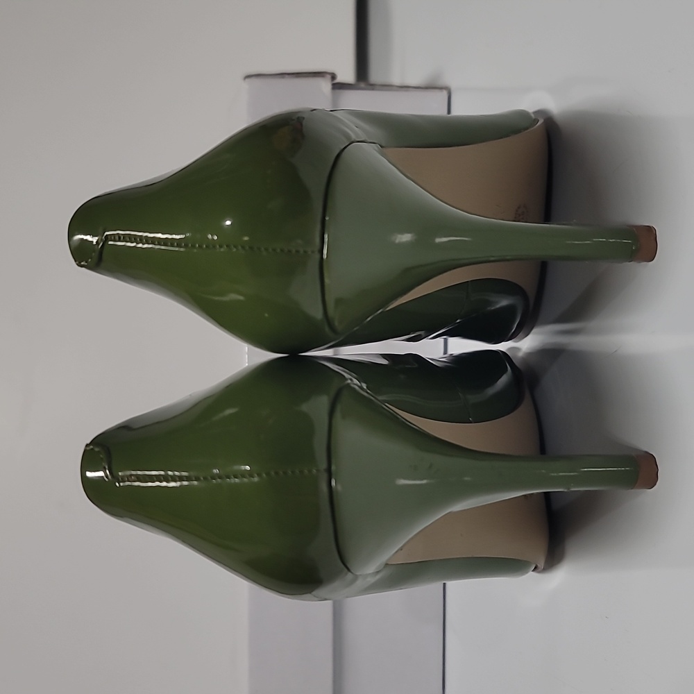 Worthington Green Patent Stiletto Pumps - Picture 6 of 12
